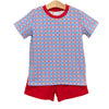 PRE ORDER: Patriotic Plaid Avery Short Set
