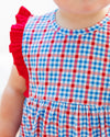 PRE ORDER: Patriotic Plaid Evie Bubble