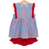 PRE ORDER: Patriotic Plaid Evie Short Set