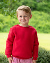 Pre Order: Pullover Fleece Sweatshirt (Red)