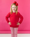 Pre Order: Pullover Fleece Sweatshirt (Red)