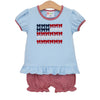 PRE ORDER: Red, White, and Bows Bloomer Set