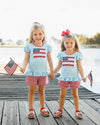 PRE ORDER: Red, White, and Bows Bloomer Set