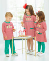 Pre Order: Santa's Sweet Helpers Ruffle Pants Set