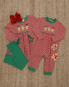 Pre Order: Santa's Sweet Helpers Ruffle Pants Set