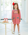 Pre Order: Santa's Sweet Helpers Ruffle Pocket Dress