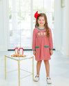 Pre Order: Santa's Sweet Helpers Ruffle Pocket Dress