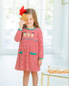 Pre Order: Santa's Sweet Helpers Ruffle Pocket Dress