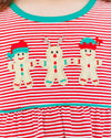 Pre Order: Santa's Sweet Helpers Ruffle Pocket Dress