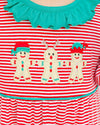 Pre Order: Santa's Sweet Helpers Ruffle Romper