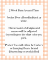 Kids Fall Pocket Tees