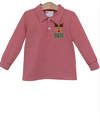 Pre Order: Michael Polo LS (Red Stripe)