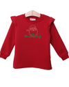Pre Order: Ruffle Sweatshirt (Red)