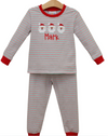 Pre Order: Christmas Candy Stripe Santa Set