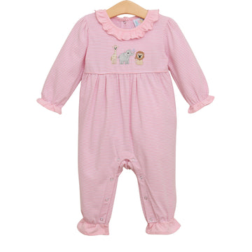PRE-ORDER: Zoo Crew Ruffle Romper