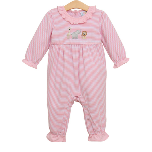 PRE-ORDER: Zoo Crew Ruffle Romper