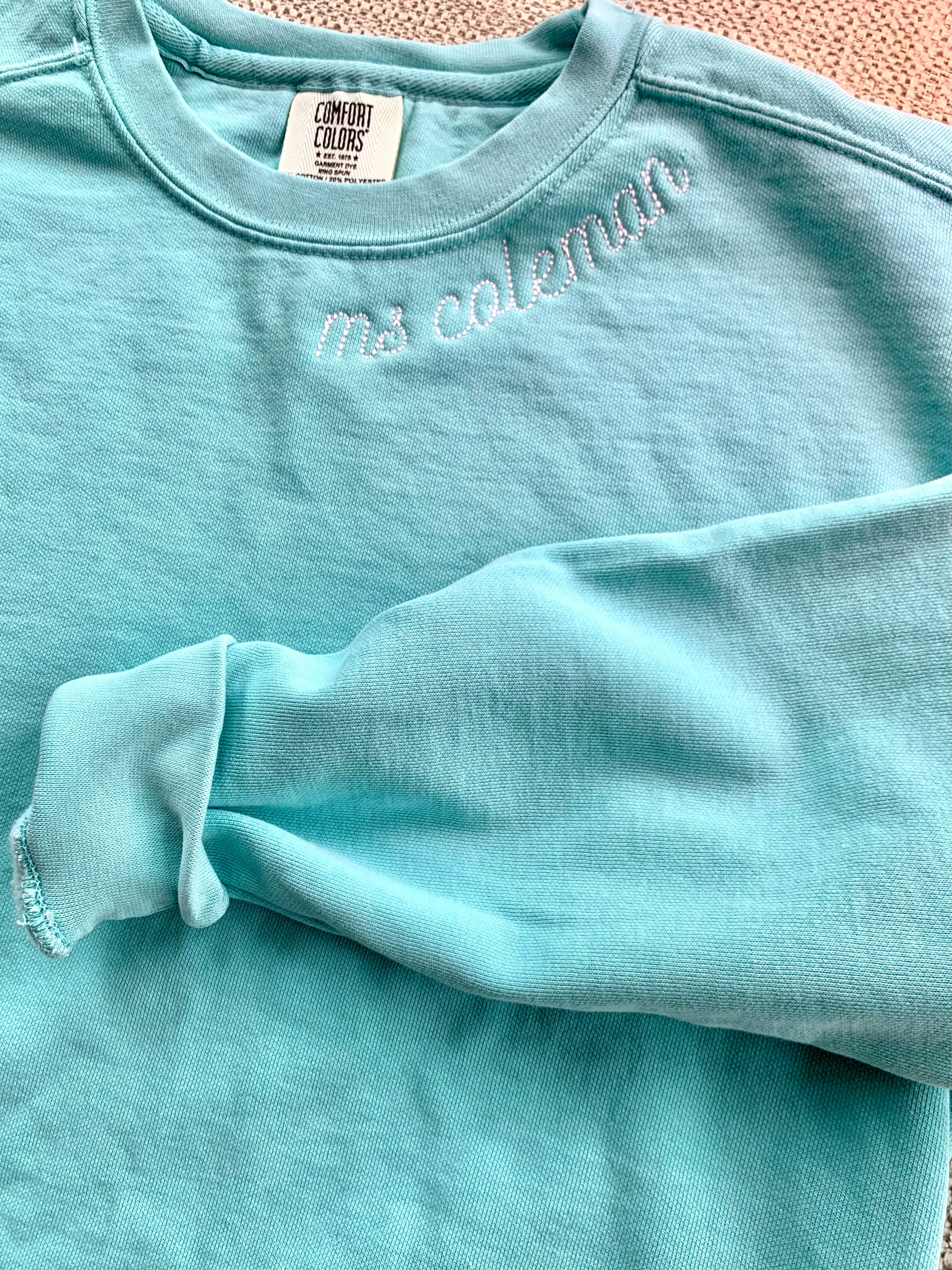 Comfort colors seaside online sweatshirt